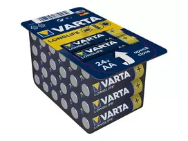 aa baterijos - Varta Longlife AA LR6 1.5V 24 vnt. - 2 nuotrauka