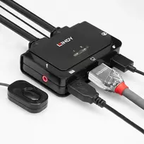 kvm switch hdmi usb - Lindy 2 Port HDMI 2.0 18G, USB 2.0 KVM Switch mit Audio - 2 nuotrauka