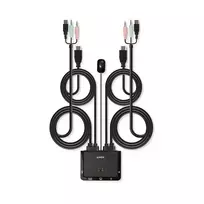 kvm switch hdmi usb - Lindy 2 Port HDMI 2.0 18G, USB 2.0 KVM Switch mit Audio - 4 nuotrauka