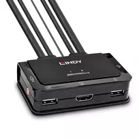 kvm switch hdmi usb - Lindy 2 Port HDMI 2.0 18G, USB 2.0 KVM Switch mit Audio - 5 nuotrauka