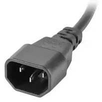 ilgintuvas rite - Lanberg PDU-06F-0200-IEC-BK Maitinimo paskirstymo įrenginys 19" 1U 10A 6x Schuko 2m Juodas (Black) - 3 nuotrauka