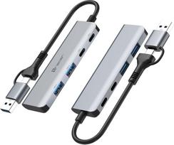 type c i usb a - Tracer A-5 USB Type-C į USB-A adapteris Juodas (Black) - 4 nuotrauka