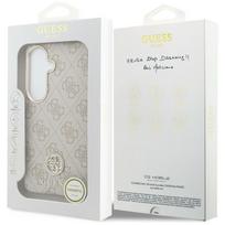guess pu leather 4g - Guess PU Leather 4G Strass Logo Gold Frame Magnetic dėklas skirtas Samsung Galaxy S26 rožinės spalvos - 2 nuotrauka