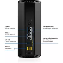 wifi marsrutizatorius - NETGEAR Nighthawk RS300 WiFi 7 Router BE9300 Juodas (Black) - 2 nuotrauka