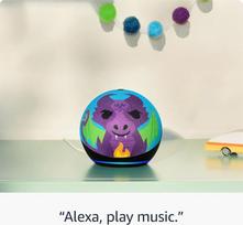 ismanus namas - Amazon Echo Dot 5 Kids Dragon - 2 nuotrauka