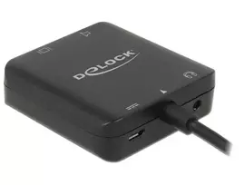 toslink kabelis - Delock HDMI Audito Extractor 4K 60 Hz Compact - 4 nuotrauka