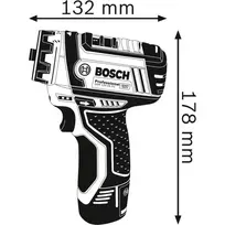 akumuliatorius atsuktuvui - Bosch GSR 12V-15 FC, 12 V (be akumuliatoriaus ir pakrovėjo) - 3 nuotrauka