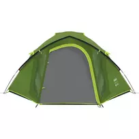 palapine 4 vietu - Coleman Darwin 4 Plus BlackOut, 4 asmenų kupolo tipo palapinė, tamsiai žalia/šviesiai žalia (Dark Green/Light Green) - 3 nuotrauka