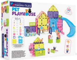 namelis gyvunams - MAGNA-TILES Magnetinis konstruktorius „Gyvūnų žaidimų namelis“ 50 det. - 5 nuotrauka