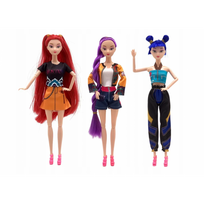 leliu k - Magy K-POP Demon Hunters grojančios lėlės Rumi Zoja Mira rinkinys - 2 nuotrauka