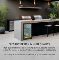 vyno saldytuvas - Caso Barbecue Cooler S-R 700 Inox - 5 nuotrauka