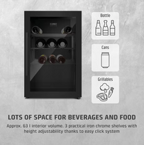 vyno saldytuvas - Caso Barbecue Cooler S-R 700 Inox - 6 nuotrauka