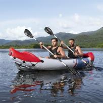 baidares irklai - Bestway Hydro-Force Lite-Rapid X2 Kajakas, 321 x 88 cm (Žalias/Green) - 5 nuotrauka