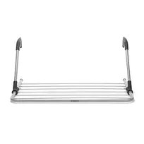 drabuziu dziovykle - Brabantia Door skalbinių džiovykla, Metalinė pilka (Metallic Grey) - 2 nuotrauka