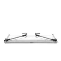 drabuziu dziovykle - Brabantia Door skalbinių džiovykla, Metalinė pilka (Metallic Grey) - 4 nuotrauka