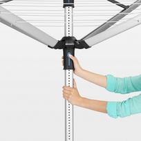 skalbiniu dziovykle - Brabantia Lift-O-Matic Advance 60 m (Metallic Pilkas) - 7 nuotrauka