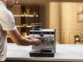 espresso machin - Krups Precision XP801T Juodas/Sidabrinis (Black/Silver) - 2 nuotrauka