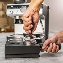 espresso machin - Krups Precision XP801T Juodas/Sidabrinis (Black/Silver) - 3 nuotrauka