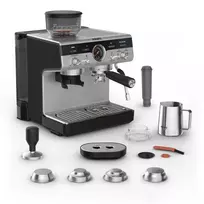 espresso machin - Krups Precision XP801T Juodas/Sidabrinis (Black/Silver) - 9 nuotrauka
