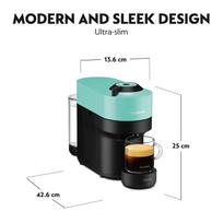 nespresso kavos aparatas - Krups XN920410 Vertuo Pop Aqua Mint (Žalsvas) - 2 nuotrauka