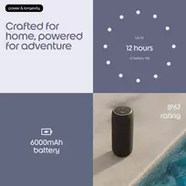garsiakalbiai 12 - Motorola SOUND FLOW Carbon (Juoda) - 2 nuotrauka