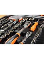 elektriko dirzas - NEO TOOLS 01-310-1 Elektriko lagaminas 108 vnt. - 6 nuotrauka