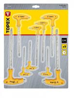 torx t55 - Vorel TORX raktų rinkinys T10-T50, 9 vnt. - 2 nuotrauka