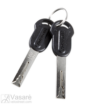 dviracio sulankstoma spyna -  Kryptonite Kryptolok 610 S, juodas - 6 nuotrauka