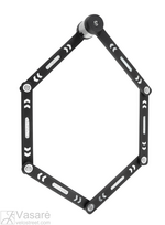 dviracio sulankstoma spyna -  Kryptonite Kryptolok 610 S, juodas - 8 nuotrauka