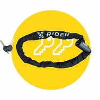 ratu spynos - Manta XRIDER XR00LC01 Dviračio grandinės užraktas 6x900mm - 5 nuotrauka