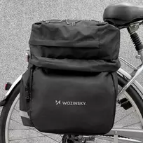 bagazines apsauga - Dviračio krepšys Wozinsky Carrier Bag WBB13BK, 60 l, juodas (Black) - 3 nuotrauka