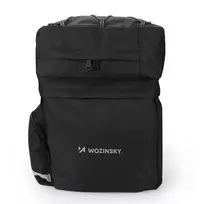 bagazines apsauga - Dviračio krepšys Wozinsky Carrier Bag WBB13BK, 60 l, juodas (Black) - 5 nuotrauka
