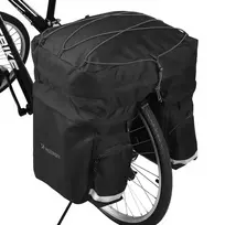 bagazines apsauga - Dviračio krepšys Wozinsky Carrier Bag WBB13BK, 60 l, juodas (Black) - 8 nuotrauka