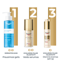 eucerin - Eucerin Hyaluron-Filler + Elasticity SPF 50 dieninis veido kremas 50ml - 2 nuotrauka