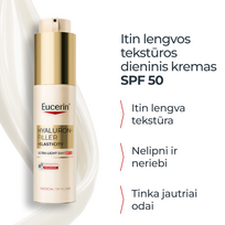 eucerin - Eucerin Hyaluron-Filler + Elasticity SPF 50 dieninis veido kremas 50ml - 6 nuotrauka