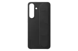 galaxy s25 deklas grip - Samsung Standing Grip Cover for Galaxy S25 FE Juodas (Black) - 5 nuotrauka