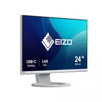 full hd monitorius - EIZO FlexScan EV2490-WT 23.8", IPS, Full HD, balta (white) - 2 nuotrauka