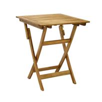 lauko stalas ir kedes - Home4you Finlay Table And 2 Chairs Set Acacia - 2 nuotrauka