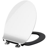 Klozeto dangtis DUSCHY Slim Sense, Juodos spalvos, ES