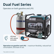inverterinis generatorius - Könner & Söhnen KS 4500iG, 4200W 230V - 7 nuotrauka