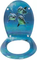 Klozeto dangtis DU02 lėtas dolphin
