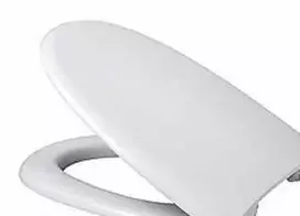 Hamberger Sanitary Baltiq II klozeto dangtis - baltas su fiksuotomis detalėmis. Skirtas Ifø Sign.