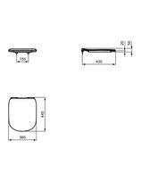 unitazas klozetas wc - Klozeto dangtis Ideal Standard - 2 nuotrauka