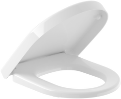 villeroy boch klozetas - Villeroy & Boch Subway Compact klozeto dangtis, Alpine White (Balta), 9M66S101 - 2 nuotrauka
