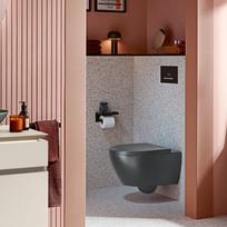 villeroy boch subway klozeto dangtis - Klozeto dangtis Villeroy&Boch Subway 3.0 Soft Close, grafito, 8M42S1i4 - 2 nuotrauka