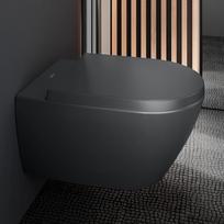 villeroy boch subway klozeto dangtis - Klozeto dangtis Villeroy&Boch Subway 3.0 Soft Close, grafito, 8M42S1i4 - 4 nuotrauka
