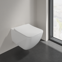 klozetas unitazas - Villeroy & Boch Venticello klozeto dangtis su dangčiu, baltas 9M79S101 - 8 nuotrauka