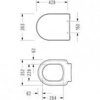 klozetas unitazas - Klozeto dangtis Grohe 42473000 - 2 nuotrauka