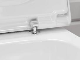 klozetas unitazas - Hansgrohe EluPura Q klozeto dangtis, baltas 60198450 - 3 nuotrauka