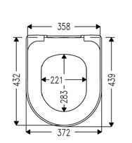 villeroy boch klozetas - Klozeto dangtis Villeroy & Boch Antao, 8M67S1RW, su SoftClosing, su QuickRelease, akmens baltumo - 2 nuotrauka